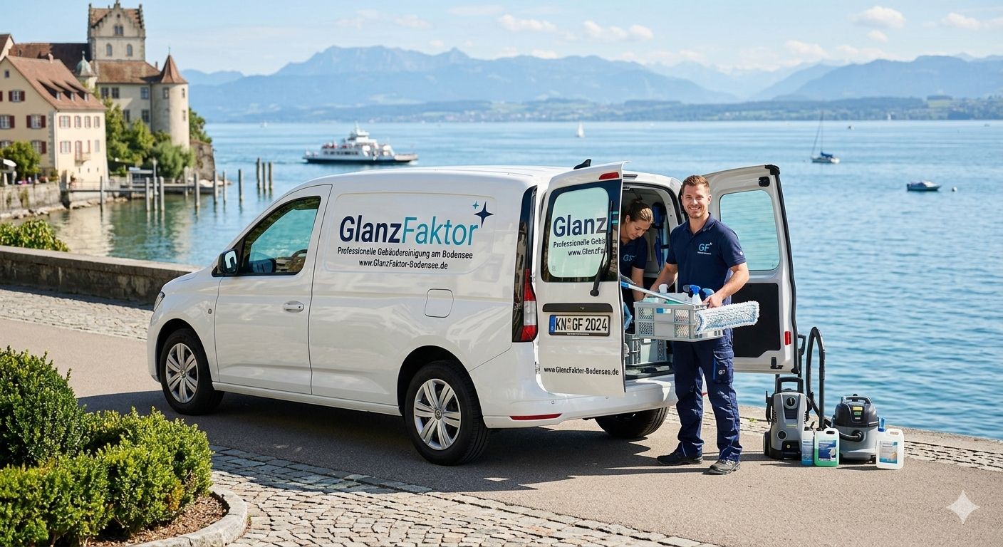 GlanzFaktor Professional Cleaning Team at Lake Constance